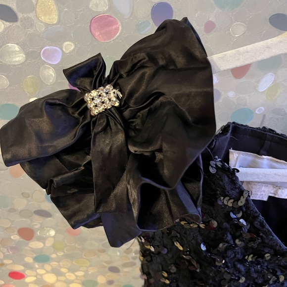 VINTAGE 80S SEQUIN MINI DRESS - Picture 4 of 9